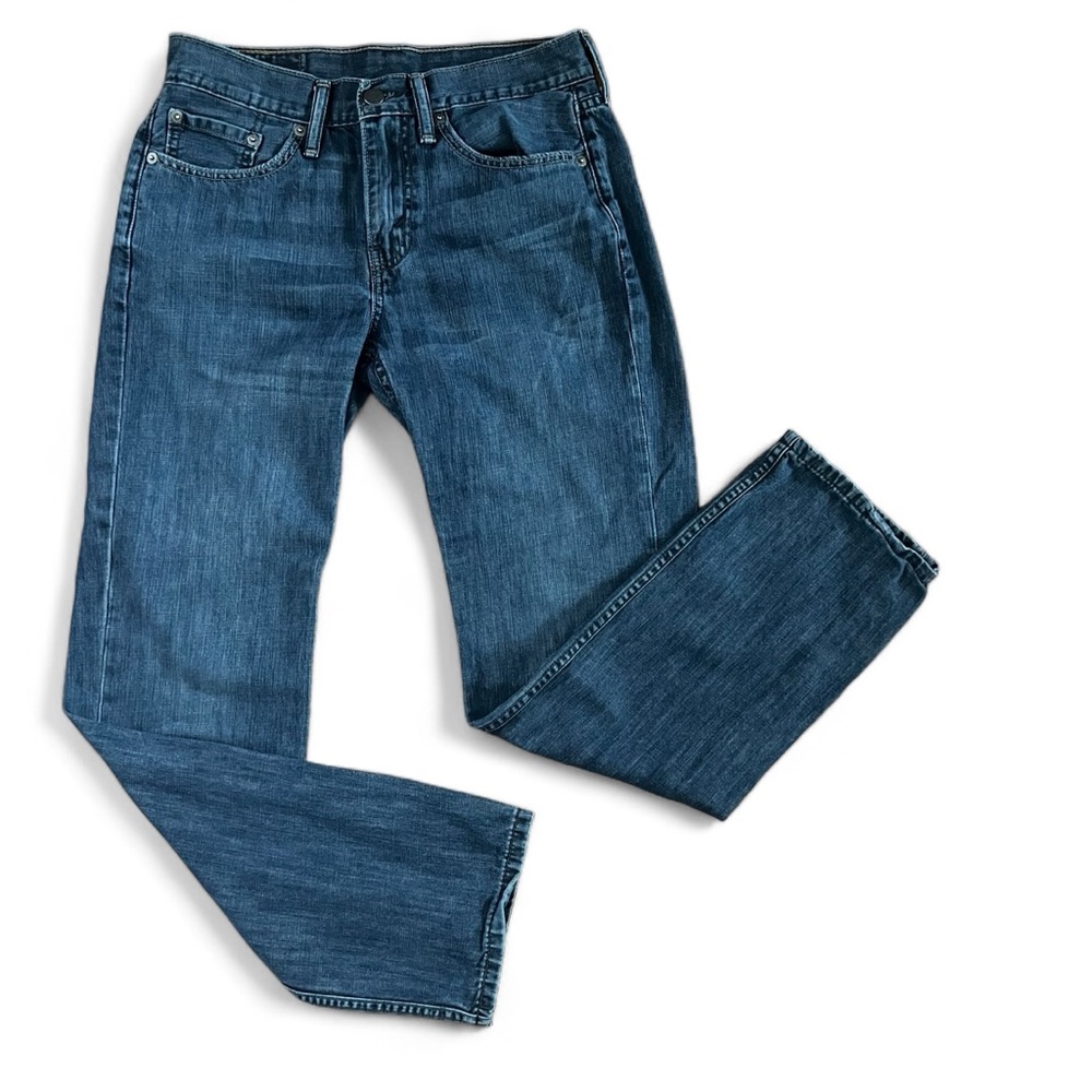 Levi's Men's 514 Denim Blue Jeans 29W X 30L Zip Up 5 Pocket Design